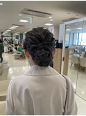結婚式ヘア/ポニーテールアレンジ/平塚アレンジ/お呼ばれヘア