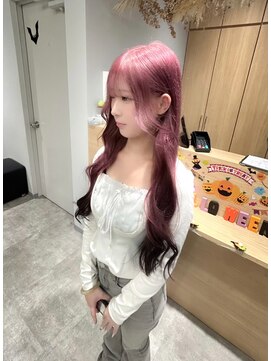 アヴァンス 京橋店(AVANCE) ペールピンクに裾カラー