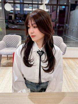 バランス ハレまち通り岡山駅前店(balance.) ローレイヤー×透明感カラー