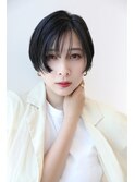 【西梅田】大人クールな黒髪マッシュショート