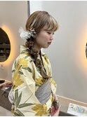 浴衣hair arrange