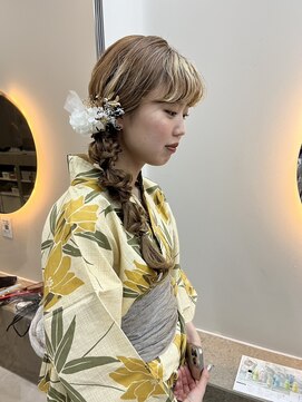 エルメトーキョーバイユアーズ(L'me TOKYO by youres) 浴衣hair arrange/編みおろし