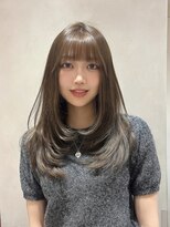 ジーナ 渋谷本店(Zina)&nbsp;ブリーチ無し！オリーブベージュ