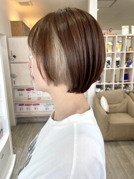 エルフ(elf) インナーカラーホワイトベージュ