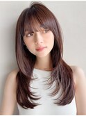 うるツヤ似合わせカット前髪モテ髪くびれヘア艶感こなれヘア