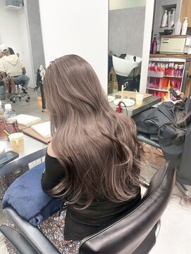 エンネ 新宿(enne) マロンベージュ/フェイスフレーミング/レイヤー/髪質改善/新宿