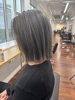 グランルッソ 岡山駅前(GRAN LUSSO)&nbsp;岡山バレイヤージュ/切りっぱなしボブ