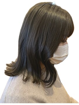 シャンスヘアアンドスパ 浦和(CHANCE hair&spa) 外ハネミディアム