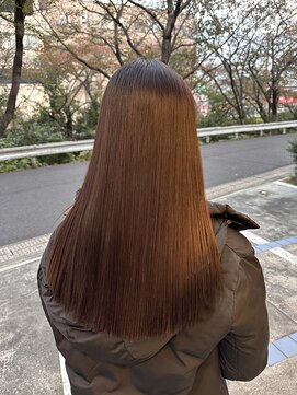 髪質改善ストレート+髪質改善酸熱トリートメント