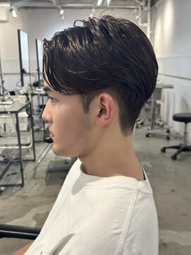 men's/メンズカット/リバースセンターパート/ニュアンスパーマ