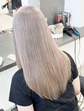 ラック 表参道(LUCK) レイヤーカット/ミルクティーベージュ/グレージュ