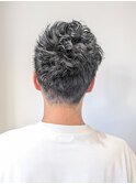 【中村のぞみ】短めメンズパーマアシメ