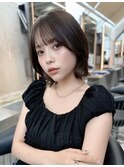 ♪ 韓国顔周り/ハイレイヤーカット/ミディアムレイヤー/銀座84