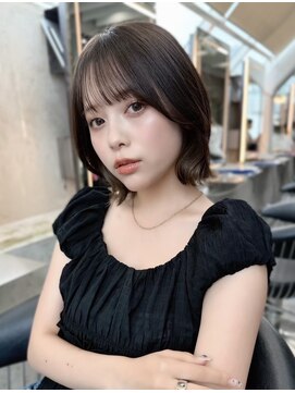 ロンド 銀座(Lond) ♪ 韓国顔周り/ハイレイヤーカット/ミディアムレイヤー/銀座84