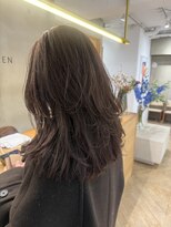 ローレン(LOREN)&nbsp;透明感髪質改善ベージュダブルカラーミルクティーグレージュ