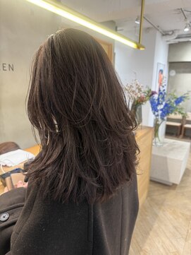 ローレン(LOREN) 透明感髪質改善ベージュダブルカラーミルクティーグレージュ