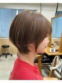 後頭部ふんわり丸みショート
