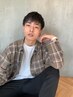 【くせ毛にお悩みの方に!】メンズカット+前髪縮毛矯正+眉カット ¥12900