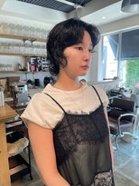 チックタック モーガン エアライン(TICK-TOCK MORGAN airline)&nbsp;ニュアンスパーマ×マッシュウルフショート
