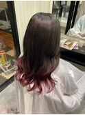 グラデーションカラーピンク