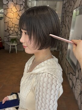 ビーハイブ 仙台駅前店(Behive) ボブ/ショート/レイヤー/グレージュ/暗髪/20代30代40代