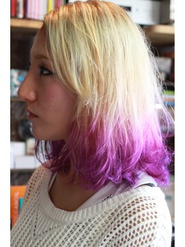 オーバーキャプテンネイキッド(OVER CAPTAIN NAKED) 秋のグラデーション☆ラベンダーカラー