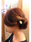 ヘアアレンジ『和モダンアップセット』