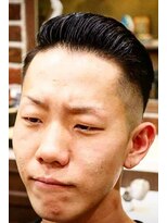 アクセプトザワールドバーバー(Accept the world barber) パートスタイル×0フェード