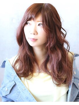 ヘアサロン シロップ(Hair Salon Syrup) [Syrup・山谷慎太郎] 「ラズベリーピンクのロングウェーブ」