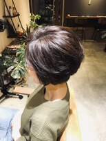 ヘア サロン ルート 幕張(Hair Salon ROUTE)&nbsp;《大人可愛い》ローライトボブ [ROUTE幕張店]