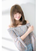 【just hair CINQ上大岡】レイヤー グラデーション 小顔