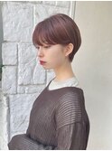 【東 純平】大人可愛い 耳掛け 小顔 丸みショートボブ