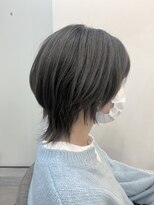 ソソ(soso)&nbsp;【soso】 マッシュウルフ×グレージュ