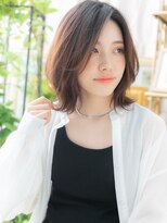 カバーヘアアンドスパ ブリス 浦和(COVER HAIR&SPA bliss) 大人かっこいいアップパング小顔ウルフボブa浦和20代30代40代