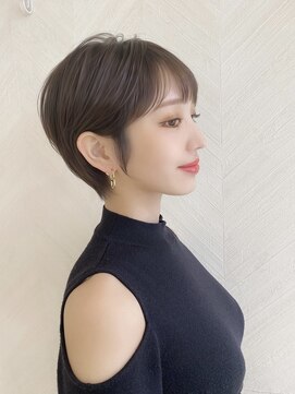 ロンド ストラーダ 心斎橋(Lond strada) ショート×ハイライト白髪ぼかし×シルキーベージュ[心斎橋]