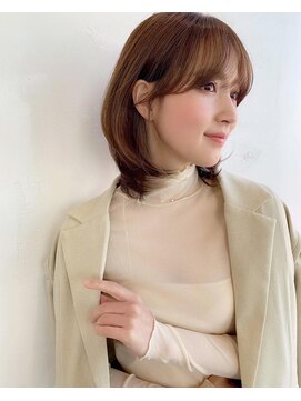 アリスバイアフロート 自由が丘(ALICe by AFLOAT) 韓国顔まわりレイヤー小顔ミディ