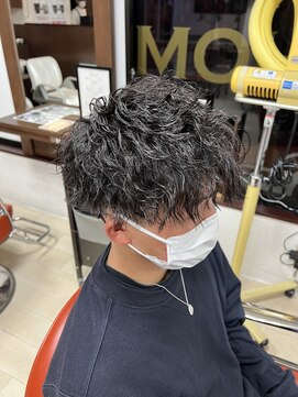 オムヘアー (HOMME HAIR) 【HOMME HAIR 佐藤】 ツイストスパイラルパーマ スタイル