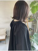 極細ハイライトなぱつっとボブ