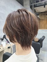 ピークス 千葉店(Peaks)&nbsp;ナチュラルなショートボブ
