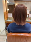 オレンジベージュボブ♪