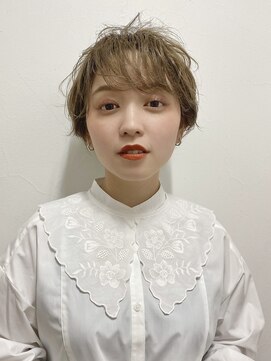 ゼンコー キチジョウジ シェール(ZENKO KICHIJOJI chere) ベージュカラー/ふんわりマッシュ/ミルクティーアッシュ