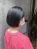 スイート ヘアデザイン(Suite HAIR DESIGN)&nbsp;《Suite》ブルーブラック ミニボブ ブリーチなし