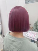 《花屋併設》ペールピンク　［酸性ストレート/ヘアセット］