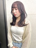 アンリ(Anli) 【Anli☆岩瀬萌】ピーチラベンダー コリアンピンク くびれヘア