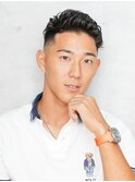 ベリーショートパーマ × スキンフェード