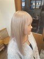 ヘアーゾーン ハチマルハチ 登戸駅前店(Hair Zone 808) ホワイトベージュ[登戸/インナーカラー/ヘッドスパ/]