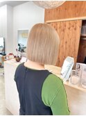 切りっぱなしボブ