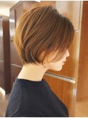 ショートボブ 小顔カット 30代40代 表参道 大人ヘア 青山