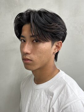 ニコ トウキョウ 渋谷(nico TOKYO) メンズカット/センターパート/ニュアンスパーマ/アップバング