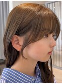 透け感サイドバング/小顔見せ前髪